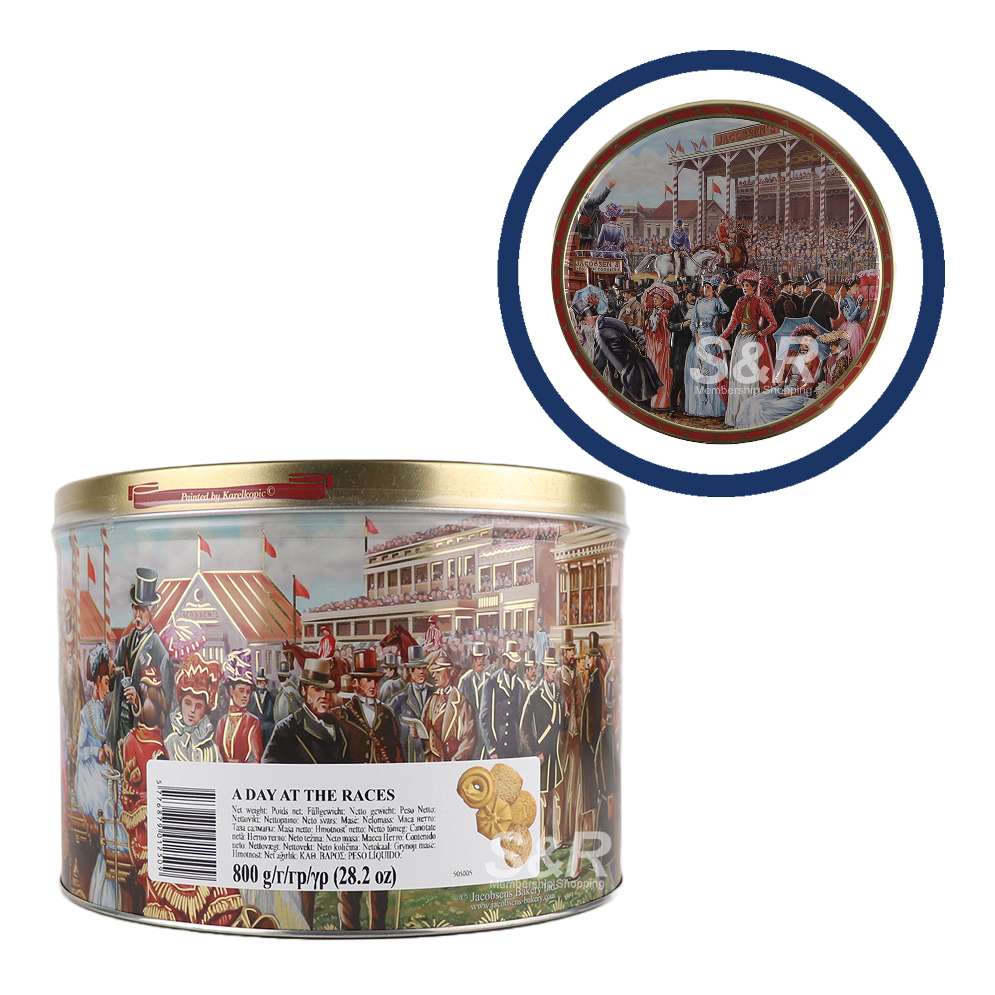 Jacobsens A Day At The Races Cookies and Biscuits 800g Jacobsens A Day At The Races Cookies and Biscuits 800g